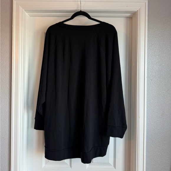 Beyond Yoga Saturday Oversized Pullover Black 2X NWT - Picture 6 of 8